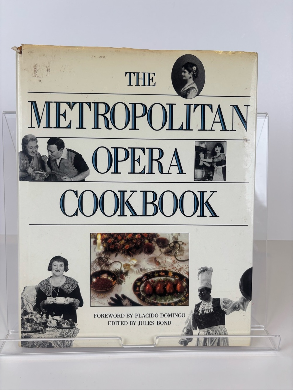 Vintage The Metropolitan Opera Cookbook (1988 Hardcover)